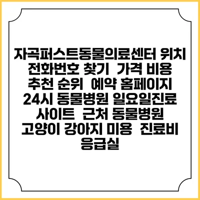 자곡퍼스트동물의료센터 위치 전화번호 찾기 | 가격 비용 추천 순위 | 예약 홈페이지 | 24시 동물병원 일요일진료 사이트 | 근처 동물병원 | 고양이 강아지 미용 | 진료비 | 응급실