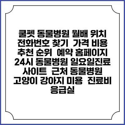 쿨펫 동물병원 월배 위치 전화번호 찾기 | 가격 비용 추천 순위 | 예약 홈페이지 | 24시 동물병원 일요일진료 사이트 | 근처 동물병원 | 고양이 강아지 미용 | 진료비 | 응급실