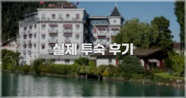 💬 실제 투숙 후기