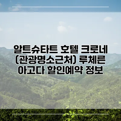 알트슈타트 호텔 크로네 (관광명소근처) 루체른 아고다 할인예약 정보