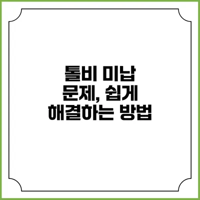 톨비 미납 문제, 쉽게 해결하는 방법